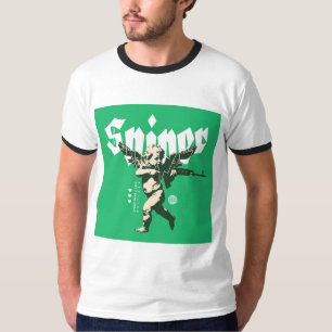 Camiseta básica de aro para hombre