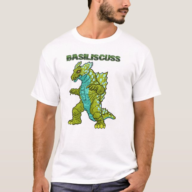 Camiseta básica de Basiliscuss de los hombres (Anverso)