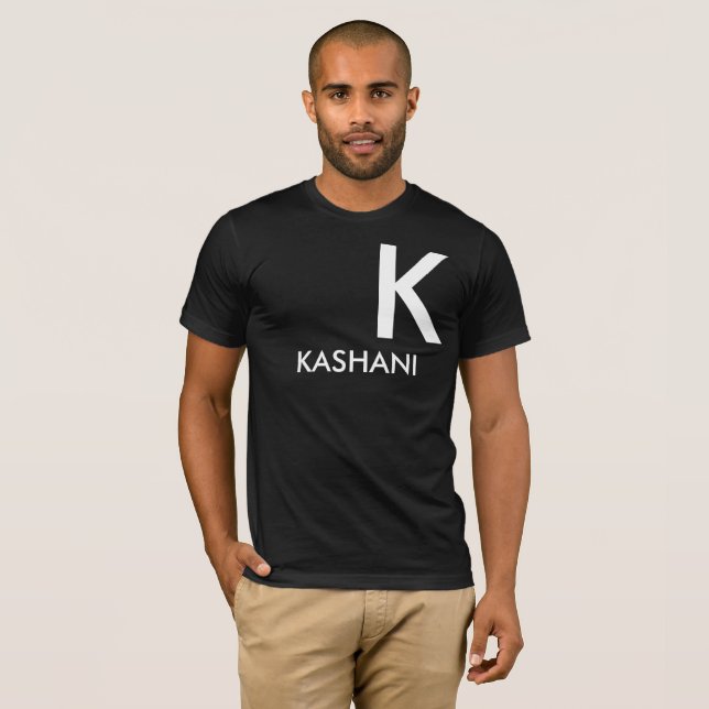 Camiseta básica de Bella Canvas masculina de KASHA (Anverso completo)
