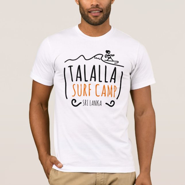 Camiseta básica de Bella Canvas TSC, blanco (Anverso)