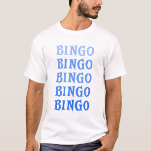 Camiseta básica de bingo para hombres