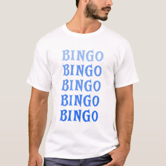 Camiseta básica de bingo para hombres