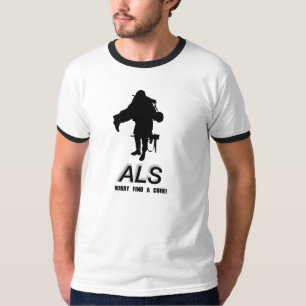 Camiseta básica de cantante ALS#3 para hombres