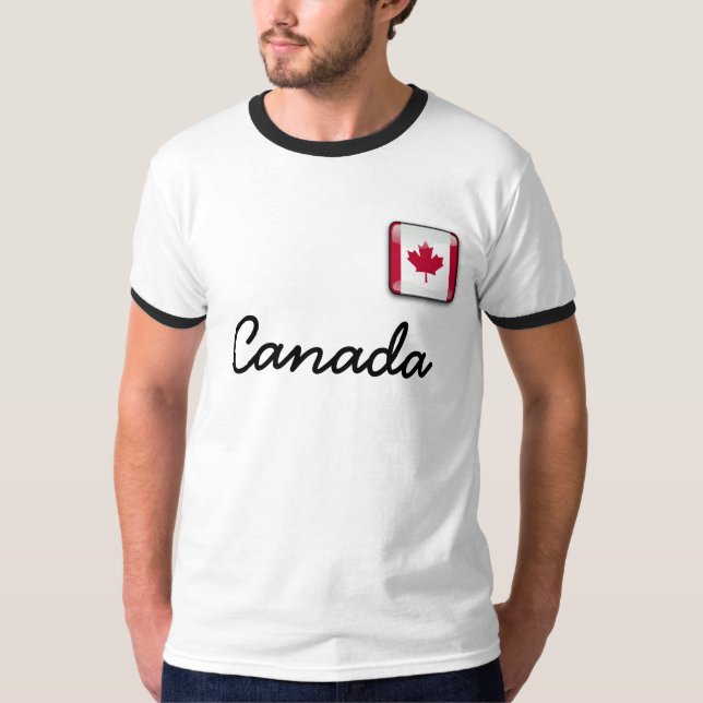 Camiseta básica de cantante masculina de bandera d (Anverso)