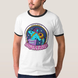 Camiseta básica de cantante masculina de NP Aquari