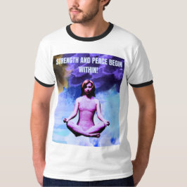 Camiseta básica de cantante para hombres PEACE