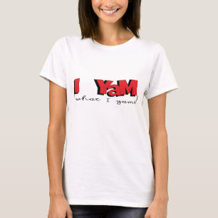Camiseta básica de chicas "I Yam What I Yam"