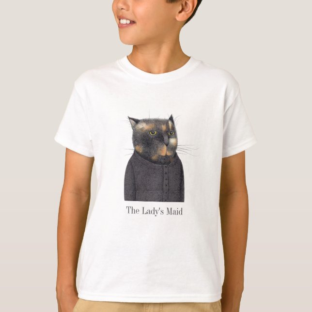 Camiseta básica de chicos de CAT de LADY (Anverso)