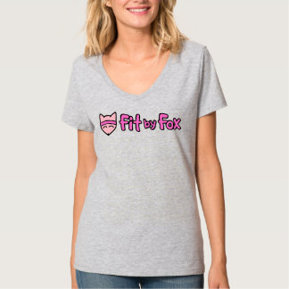Camiseta básica de cuello en V FitbyFox Fundamenta