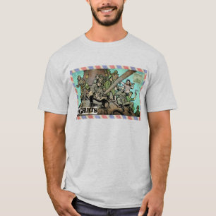 Camiseta básica de diseño de sobres de Time Grunts