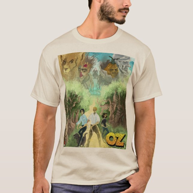 Camiseta básica de diseño OZ V1 (Anverso)