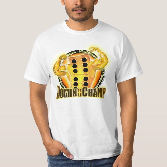 Camiseta básica de DominoChamp (Anverso)