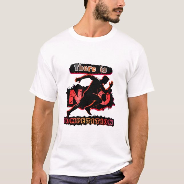 Camiseta básica de fútbol No Hay Competencia (Anverso)