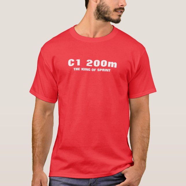 Camiseta básica de hombre | 200 metros (Anverso)