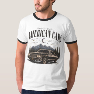 Camiseta básica de hombre amiracn cars