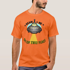 Camiseta básica de hombre Nave Alien