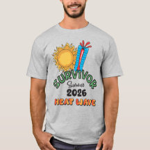 Camiseta básica de hombre Ola de calor de verano 2
