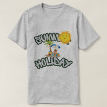Camiseta básica de hombre para vacaciones de veran