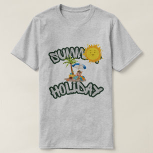 Camiseta básica de hombre para vacaciones de veran