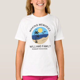 Camiseta básica de hombre para vacaciones familiar