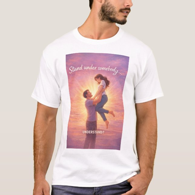 Camiseta básica de hombre Understand Somebody (Anverso)