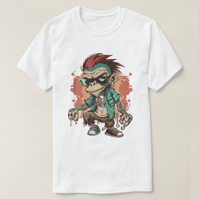 Camiseta básica de hombres Personalizado de los mo (Diseño del anverso)