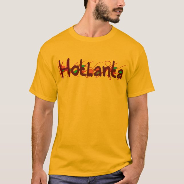 Camiseta básica de Hotlanta 2 (Anverso)
