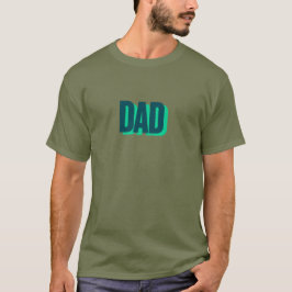 Camiseta básica de impresión para papá