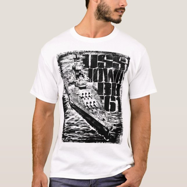 Camiseta básica de Iowa (Anverso)