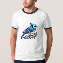 Camiseta básica de jengibre de Jay azul