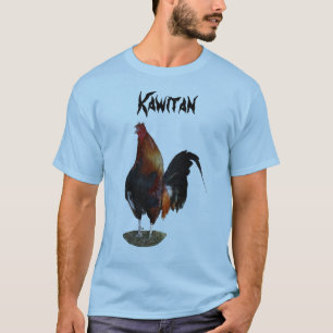 Camiseta básica de Kawitan azul clara