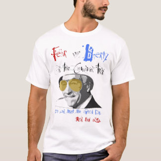 Camiseta básica de la libertad de Ron Paul "miedo