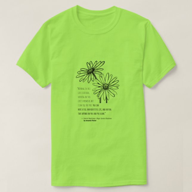 Camiseta básica de la margarita de Hamish (Diseño del anverso)