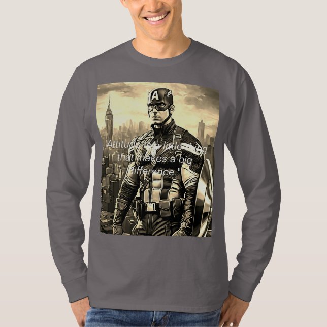 : Camiseta básica de larga duración de Zazzle (Anverso)