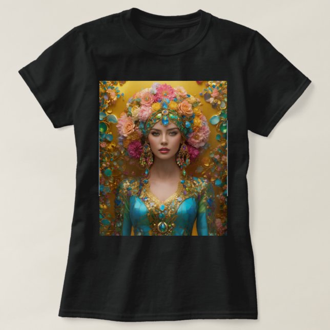Camiseta básica de las mujeres (Diseño del anverso)