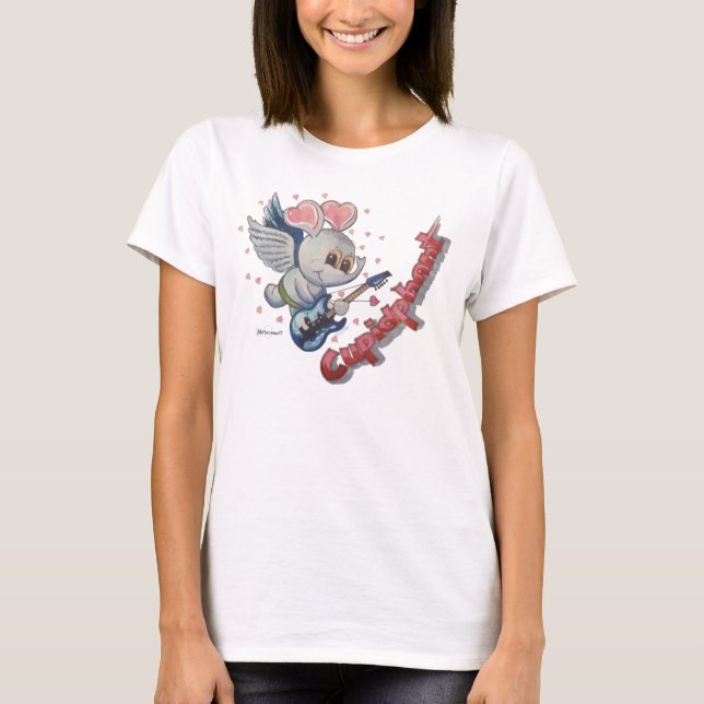 Camiseta básica de las mujeres cupidphant (Anverso)
