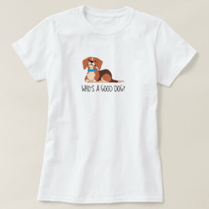 Camiseta básica de las mujeres del perro bueno