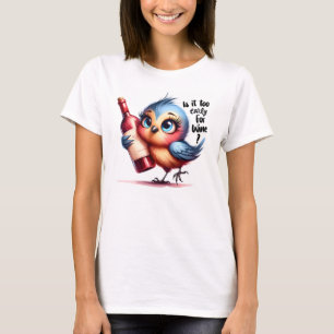 Camiseta básica de las mujeres del vino