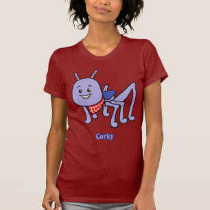 Camiseta básica de las señoras de corcho
