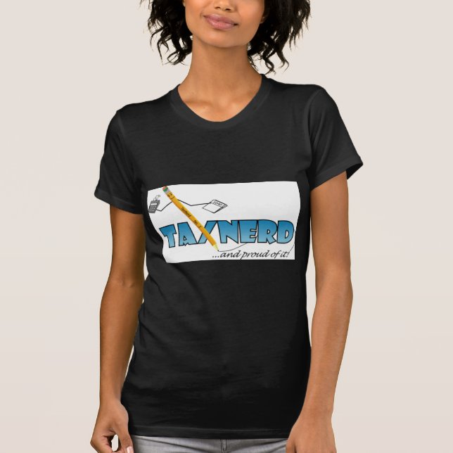 Camiseta básica de las señoras de TaxNerd (Anverso)