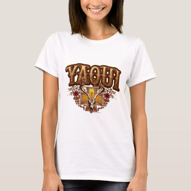 Camiseta básica de las señoras del diseño del (Anverso)