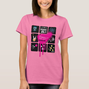 Camiseta básica de las señoras del proyecto de l