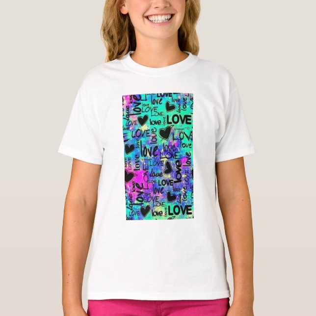 Camiseta Básica De Los chicas - Cómodo Essent Diar (Anverso)