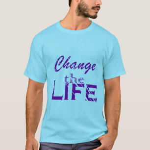 Camiseta básica de los hombres azules