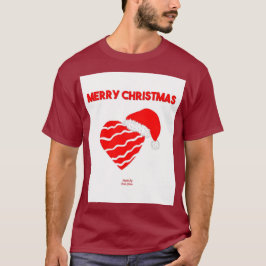 Camiseta básica de los hombres de cimarrona navida