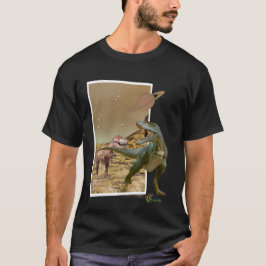 Camiseta básica de los hombres de dinosaurio