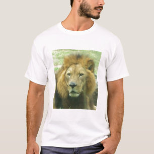 Camiseta básica de los hombres leones