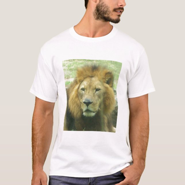 Camiseta básica de los hombres leones (Anverso)