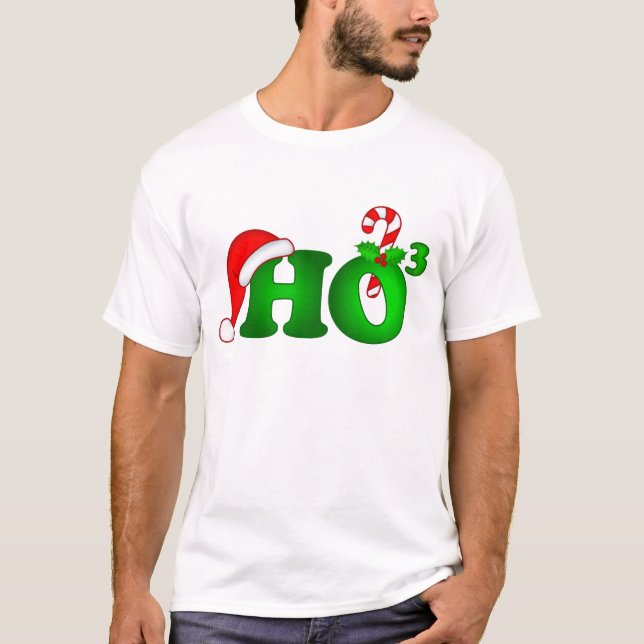 Camiseta básica de los navidades HO3 (Anverso)