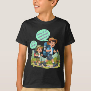 Camiseta básica de los niños aventureros